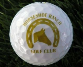Horseshoe Ranch Golf Club Logo Golf Ball