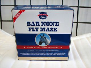 Bar None Fly Mask No Ears Horse Sz Insect Bug Spray
