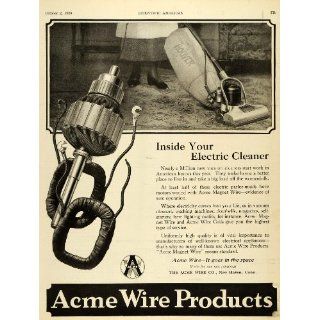 1920 Ad Acme Wire New Haven Connecticut Magnet Coils