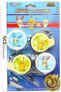 New Pokemon Pikachu Plusle Minun Headphone DS Lite DSi
