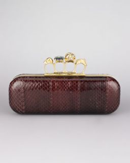 kate spade new york queen of the nile camel clutch   