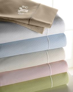 Pine Cone Hill Embroidered Hem Sheet Sets   