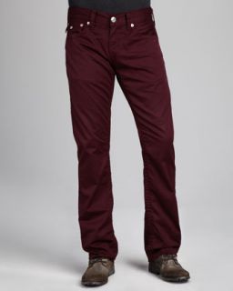  religion ricky five pocket twill pants plum $ 198 exclusively ours