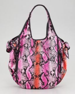 carmine knot tote bag pink $ 198