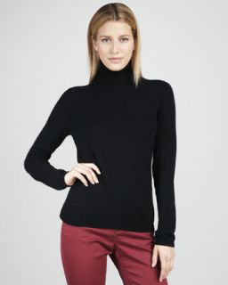 Magaschoni Turtleneck Colorblock Cashmere Sweater   
