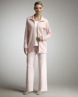  jacket women s available in blossom pink $ 218 00 joan vass knit zip