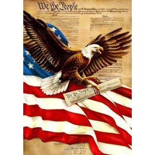 Freedom Eagle   U.S Constitution   Standard Size 28 Inch
