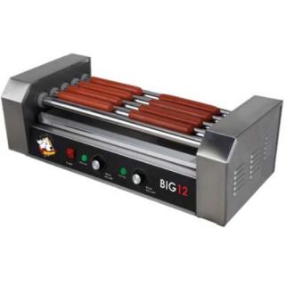 Commercial 12 Hot Dog Roller Grill Cooker Machine Maker