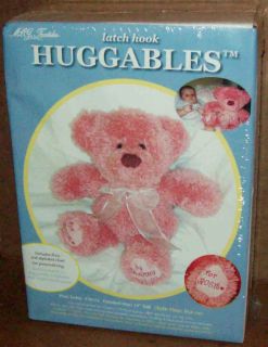 Mcg Huggable Its A Girl Pink Bear Latch Hook Kit Free