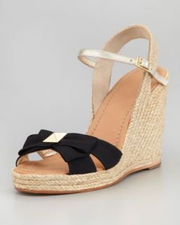  bow espadrille wedge sandal available in black $ 258 00 kate spade new
