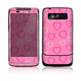 HTC 7 Trophy Skin Decal Sticker   Pink Hearts Everything