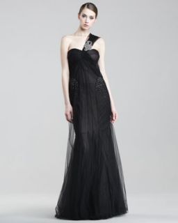 Sue Wong Bead Strap Gown   