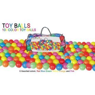 Balloon Decor   100 Small Plastic Balls Toys & Games