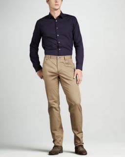 M04LR Theory Haydin Five Pocket Pants, Khaki