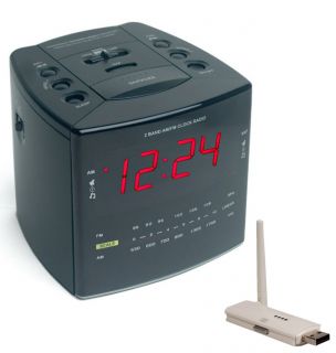  Wifi Alarm Clock Radio Hidden Camera IP Internet USB Spy Nanny Cam NEW