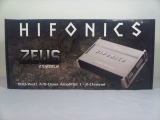 HIFONICS ZXi200 2 800 WATTS 2 CHANNEL ZEUS CAR AUDIO SUB AMPLIFIER