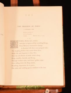 1867 Poems and Letters of Thomas Gray Eton Presentation Copy