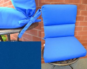 SUNBRELLA Outdoor Patio High Back Recliner Chair Seat Cushion #5401