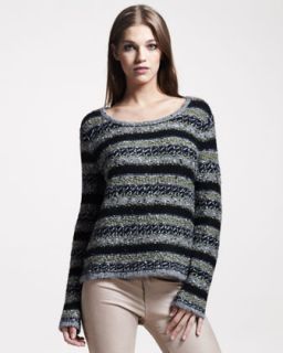 Black Striped Sweater  