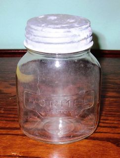 Vintage Hormel Food Canning Jar Austin MN ZINK Cap
