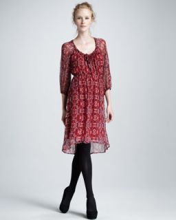  dress available in ruby $ 248 00 ella moss aura printed chiffon dress