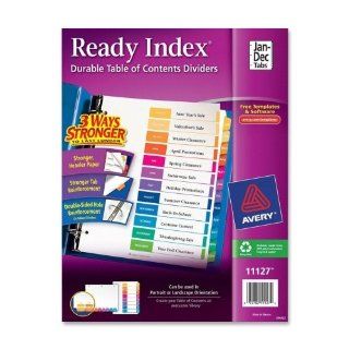 Avery Ready Index Table of Contents Reference Divider,12 x