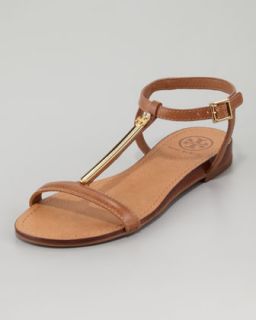  bar flat sandal available in royal tan $ 265 00 tory burch pacey gold