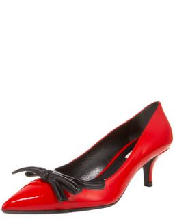 Prada Patent Bow Pump   