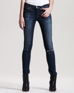 T5K06 rag & bone/JEAN Ripped Skinny Hampstead Jeans