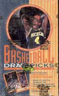 1993 94 Classic Draft Picks and Prospects BK Hobby Box