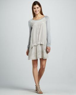  dress available in bone $ 288 00 cluny long sleeve sweater dress $ 288