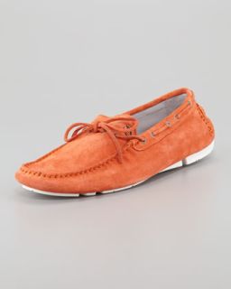  available in orange $ 360 00 just cavalli suede driving shoe orange