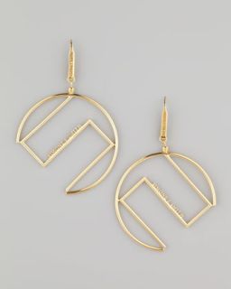 Modern Gold Earrings  