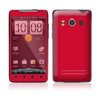 Simply Red Protective Skin Cover Decal Sticker for HTC Evo