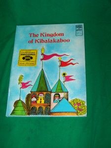 The Kingdom of Kibalakaboo Picture Book 33 Record 1969 Vtg Childrens
