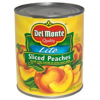 Del Monte Sliced Peaches, Lite, 29 oz (1 lb 13 oz) 822 g