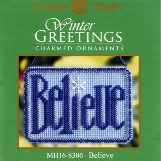  2008 Bead Holiday Ornament Kit Mill Hill 2008 Winter Greetings