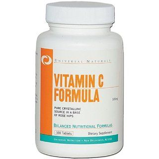 Universal Nutrition System Vitamin C 500mg, 100 Tablet