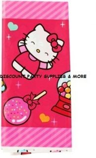 Hello Kitty Sweet Plastic Tablecover Party Supplies