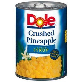 Dole Crushed Pineapple In Heavy Syrup 20 oz Grocery