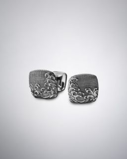  links available in silver $ 595 00 david yurman 17mm waves cuff links