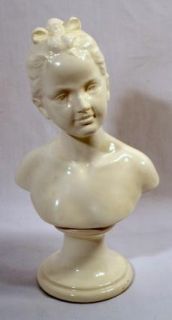  is a porcelain bust of a famous Houdon sculpture of Louise Houdon