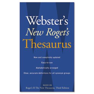 Houghton Mifflin Websters Rogets Thesaurus Office Edition, Paperback
