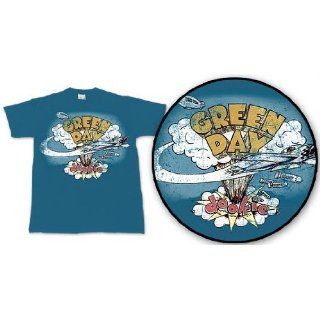 Green Day   Retro Dookie T Shirt in Indigo, Size X Large