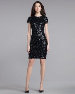 St. John Collection Sequined Shift Dress   