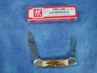Zwilling J.A. Henckels Hand Honed Pocket Knife Soligen Germany