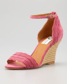  in pink $ 650 00 lanvin scalloped suede wedge espadrille $ 650