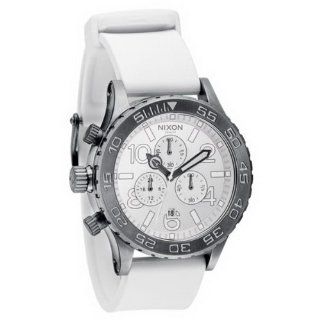 Nixon 42 20 PU Chrono Gunmetal/White A038 486 Watches 
