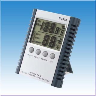  Indoor Outdoor Thermometer Hygrometer With Probe Fr Household Office