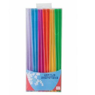 Set of 6 Multi Colored Asian Plastic Acrylic Chopsticks